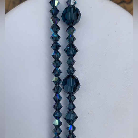 Navy Swarovski Crystal Bracelet - Picture 8 of 13